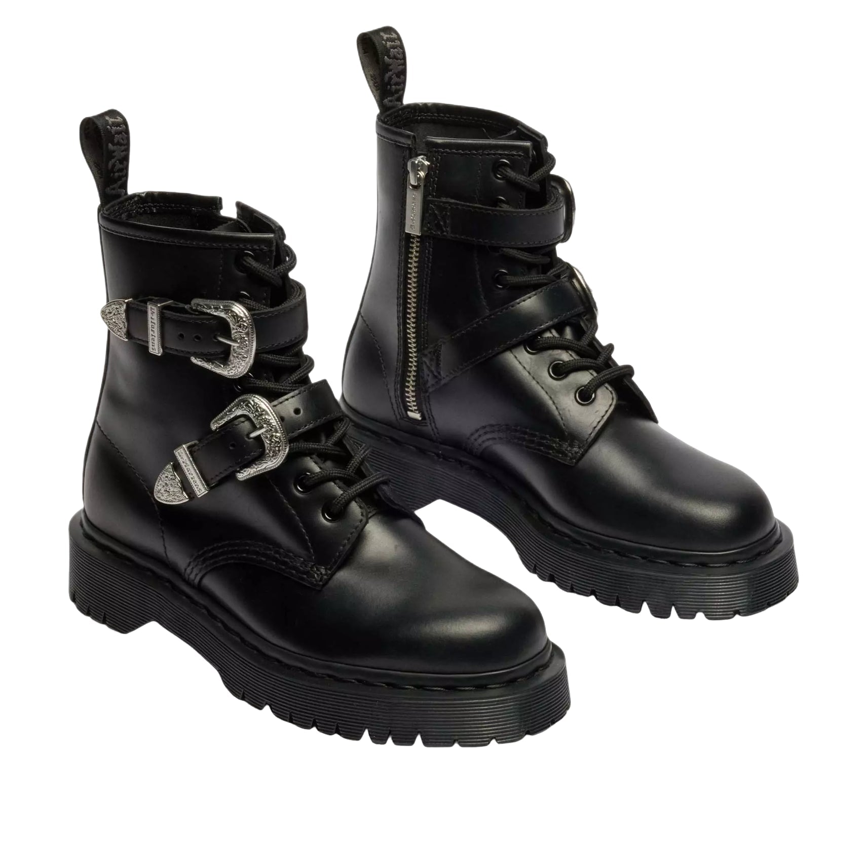 (WMNS) Dr. Martens 1460 Western Buckle 'Black Atlas' 43103001