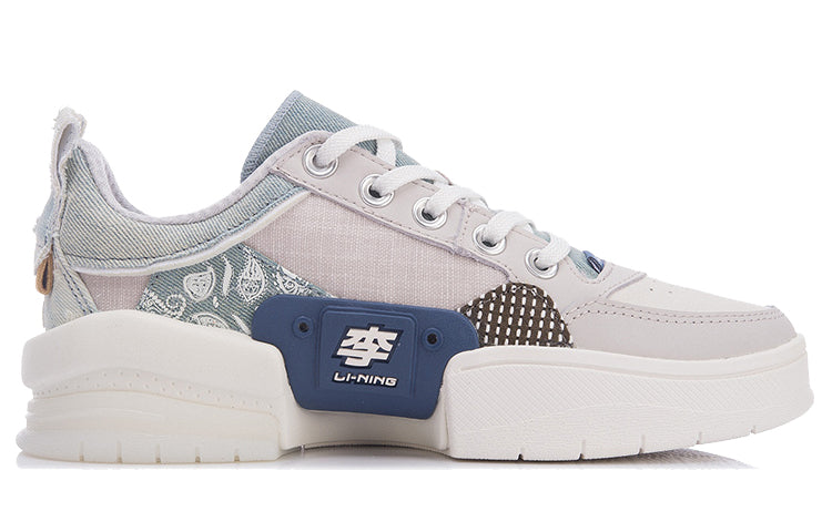 (WMNS) Li-Ning Weiwu Skate 'White Blue' AGCR214-2