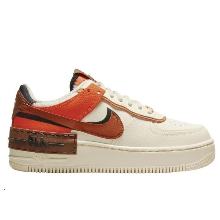 (WMNS) Nike Air Force 1 Shadow 'Pale Ivory Oxen Brown' CI0919-114