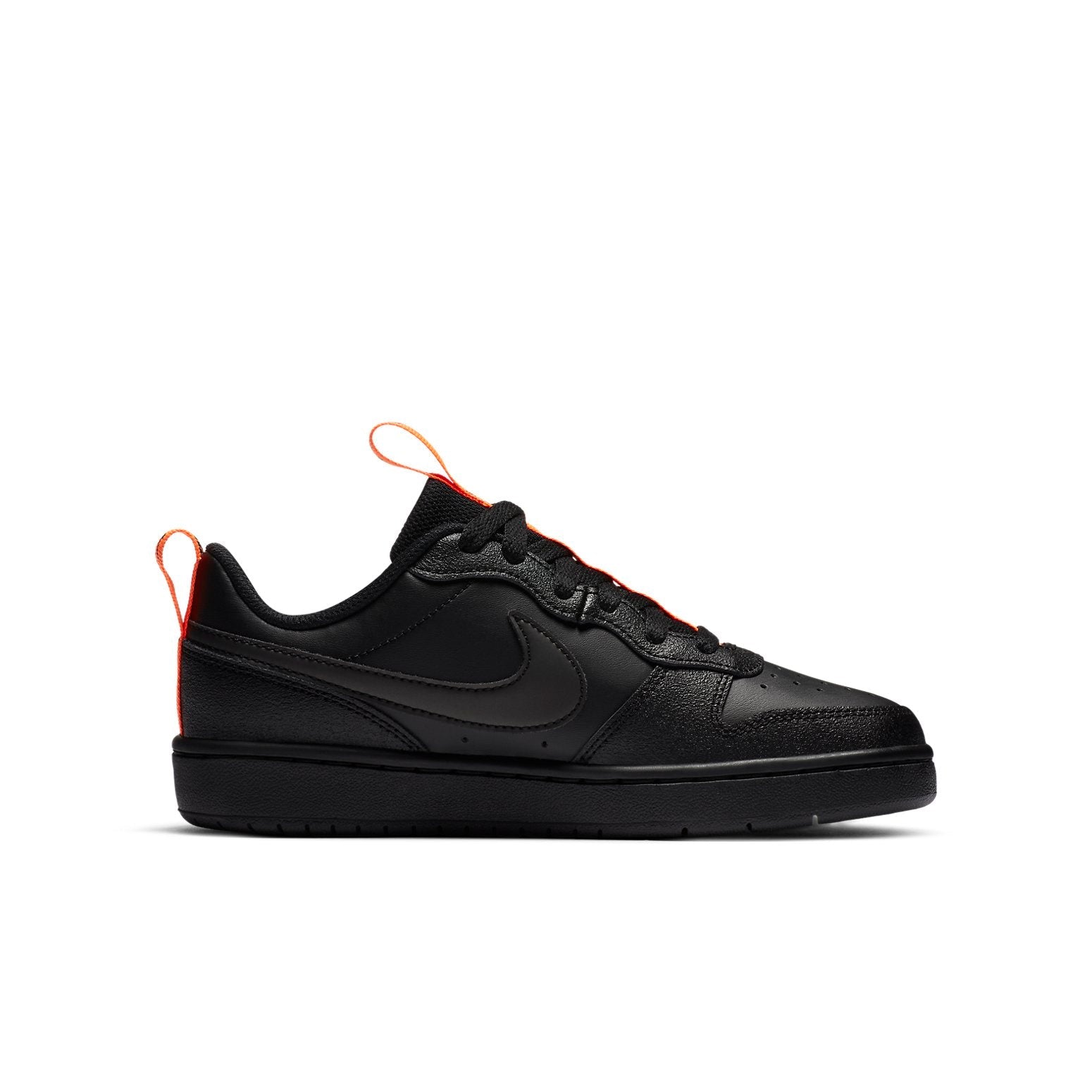 (GS) Nike Court Borough Low 2 SE 'Black Orange' CT3964-001