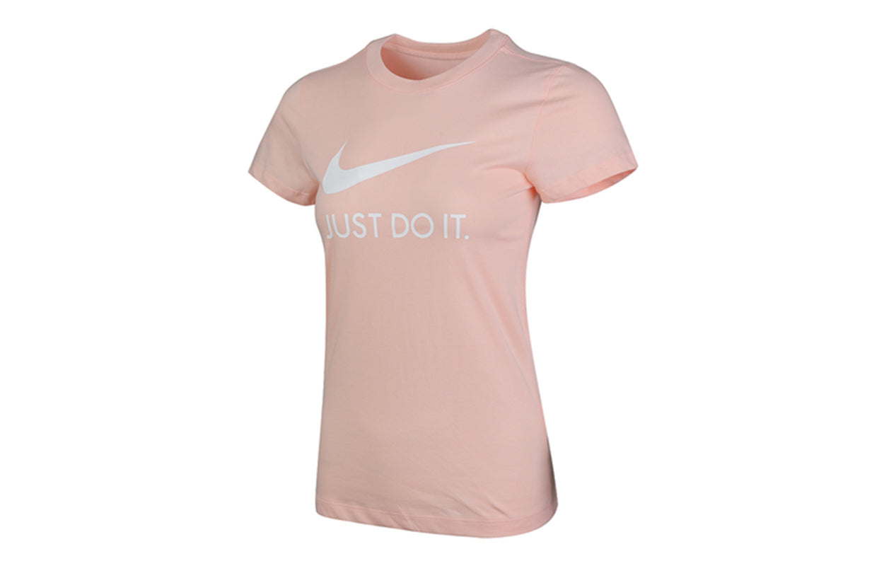 (WMNS) Nike Sportswear JDI Slim Slim Fit Short Sleeve Washed coral red CI1384-664