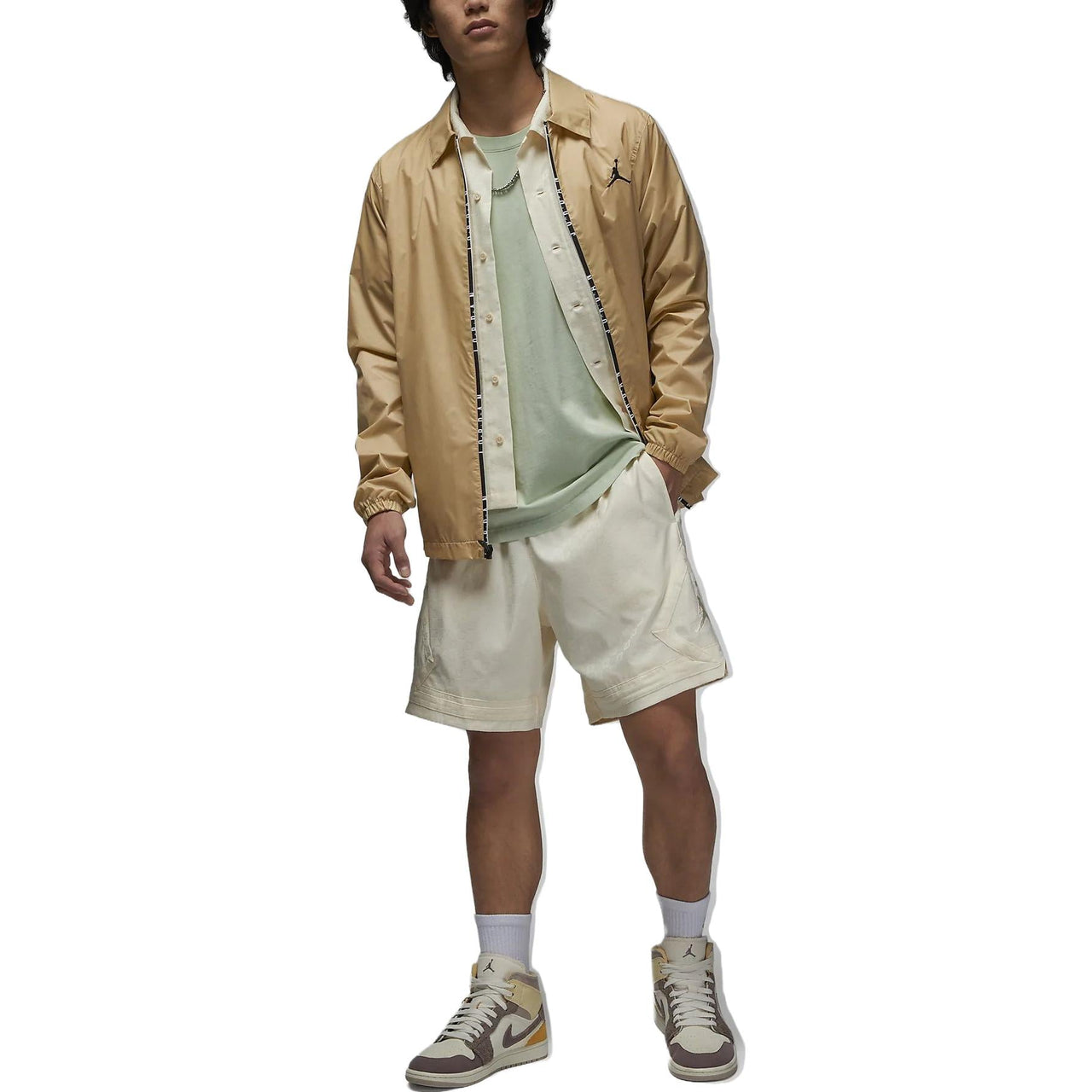 Air Jordan Woven Jacket 'Khaki' DX9688-277