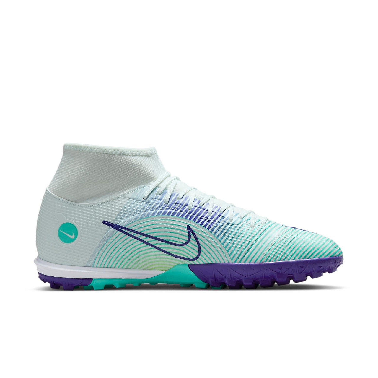 Nike Mercurial Superfly 8 Academy Dream Speed TF Turf 'White Teal Purple' DN3789-375