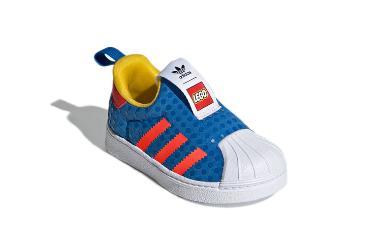 (TD) adidas LEGO x Superstar 360 I 'Shock Blue' H02731