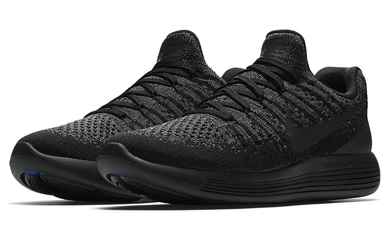 (WMNS) Nike LunarEpic Low Flyknit 2 'Black Dark Grey' 863780-004
