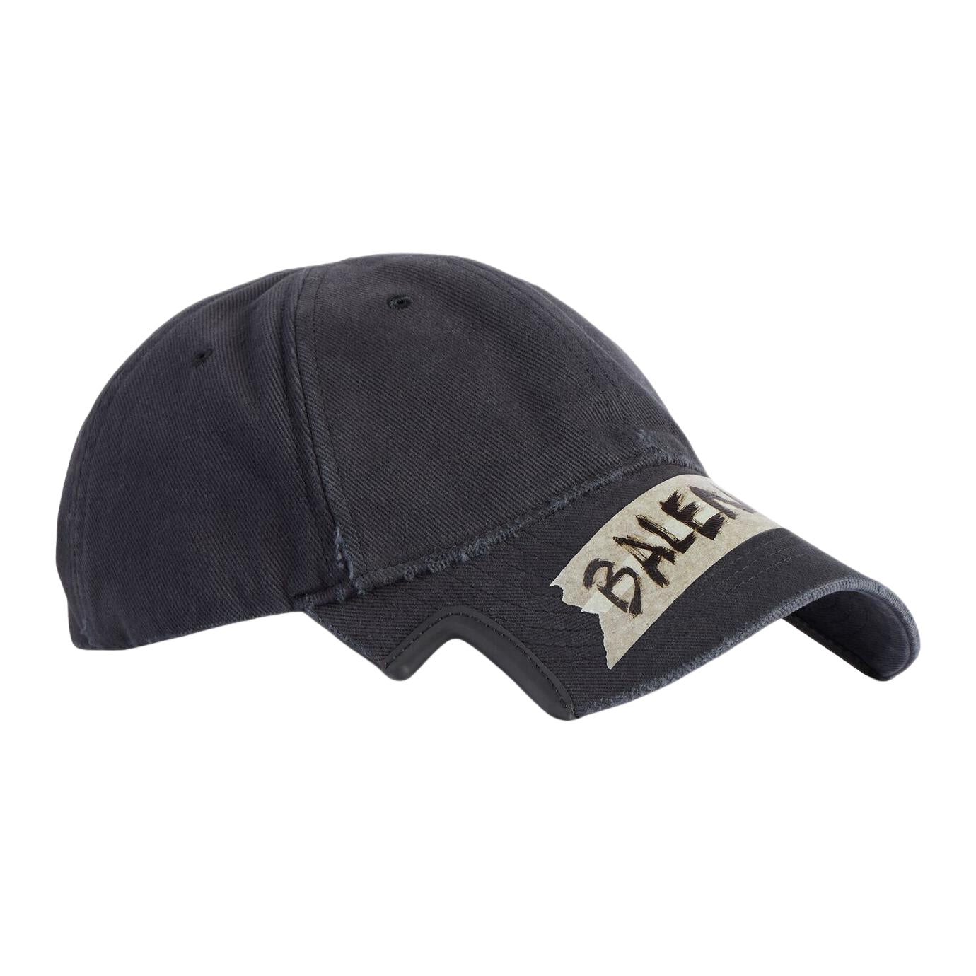 Balenciaga Masking Tape Cap 'Faded Black' 858087410B21041