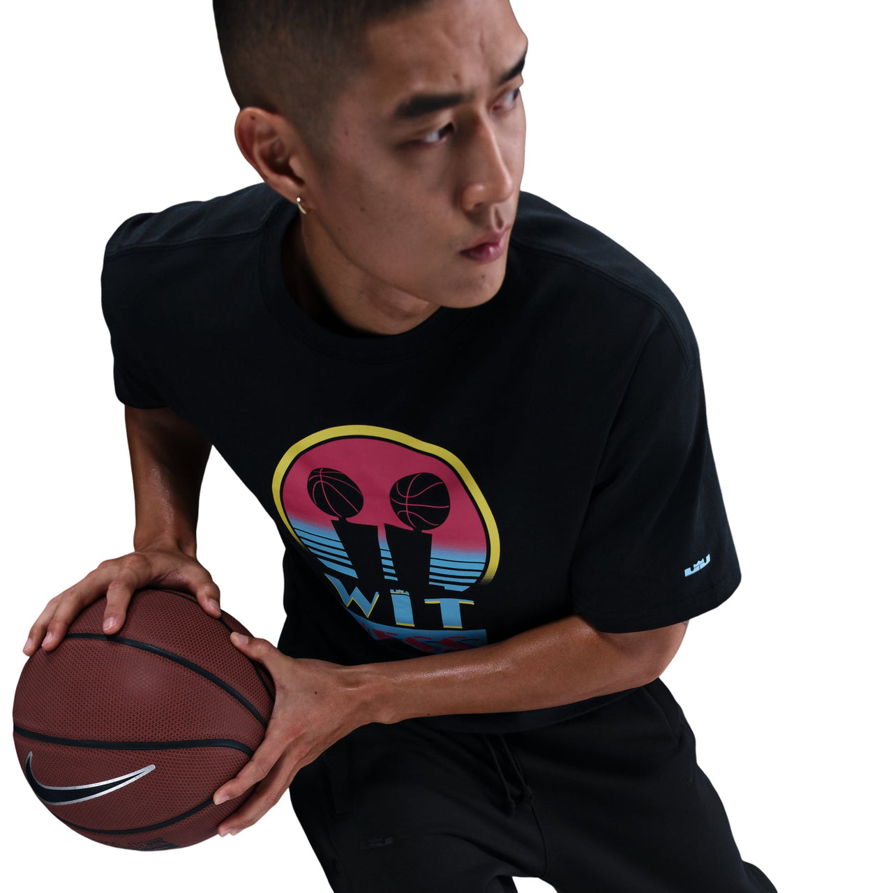 Nike LeBron Basketball T-Shirt 'Miami Twice' IH8549-045
