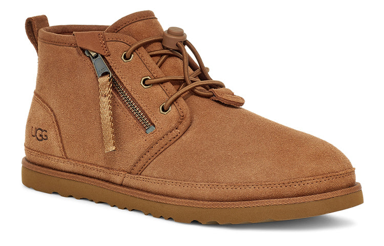 UGG Neumel Adaptive Zipper Fleece Lined Brown 1118710-CHE