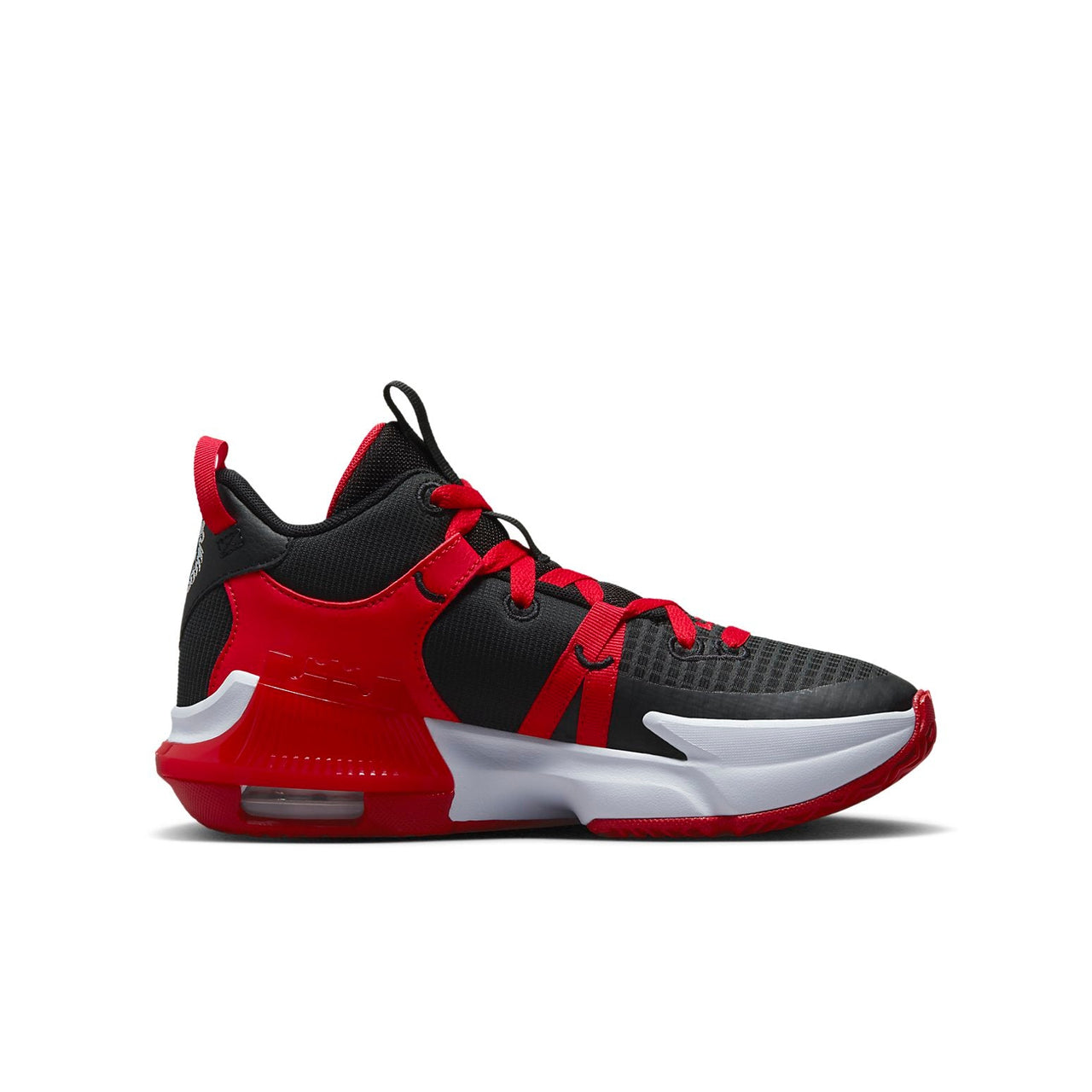 (GS) Nike LeBron Witness 7 Basketball Shoes 'Black University Red White' DQ8650-005