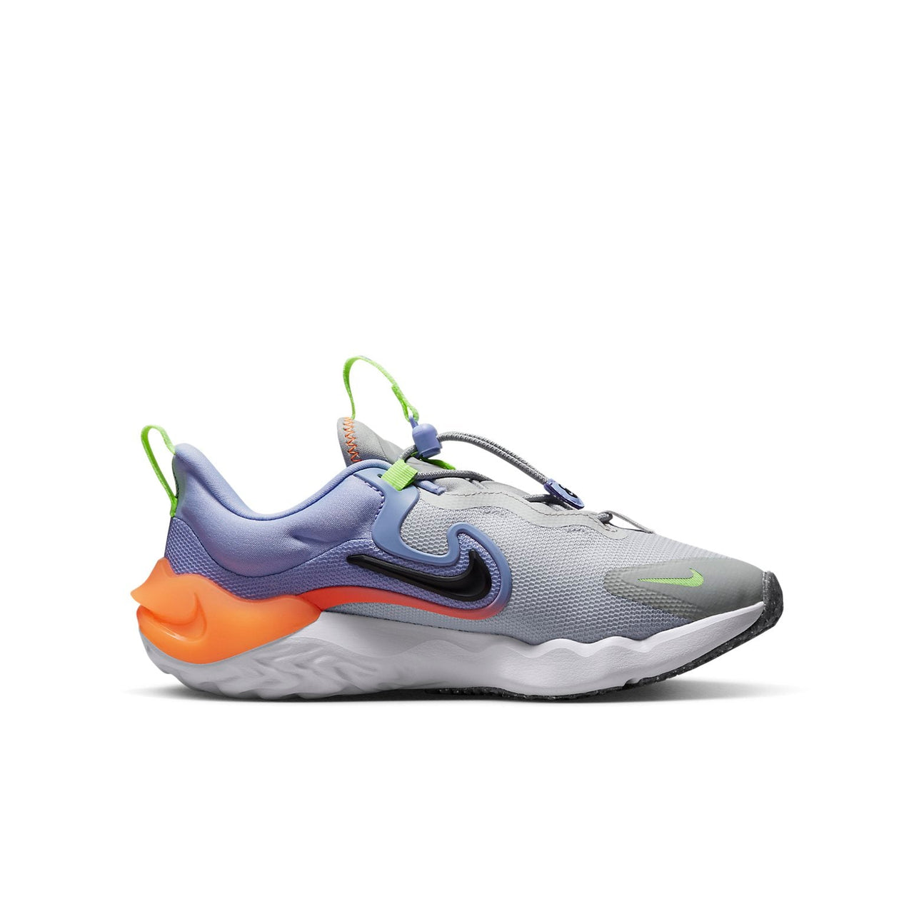 (GS) Nike Run Flow 'Photon Dust Purple Pulse' DR0472-002