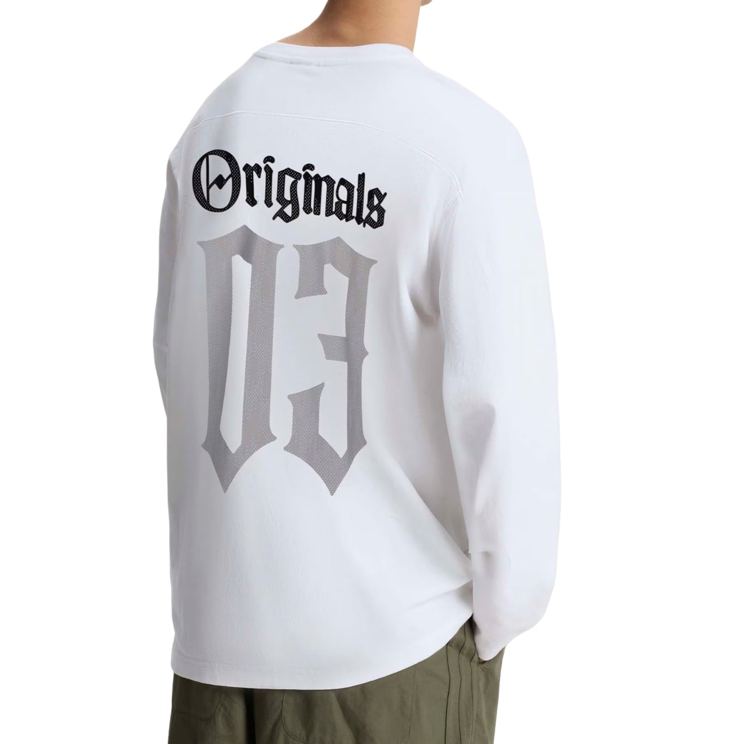 adidas OG M Tee LS T-Shirt Asia Sizing 'White' KT3037