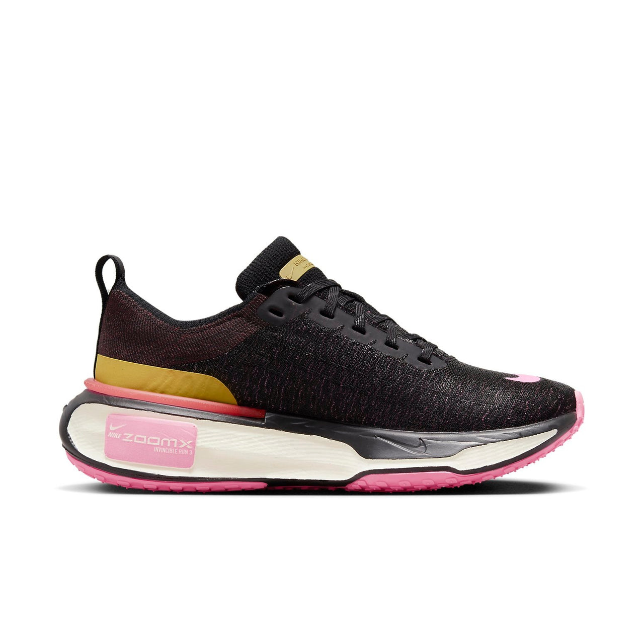 (WMNS) Nike ZoomX Invincible Run Flyknit 3 "أسود وردي" DR2660-200