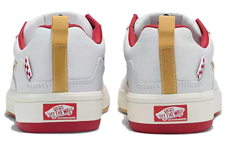 Vans Zahba Vintage Sport Shoes 'White Brown Red' VN0007QQJ5K