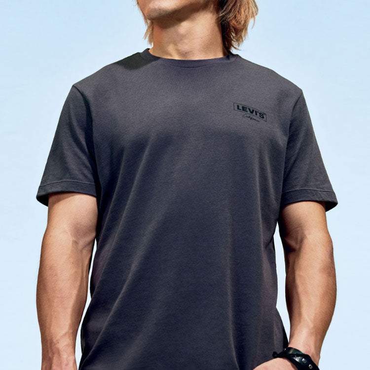 Men's Levis Series Round Neck Short Sleeve Gray T-Shirt 67983-0008