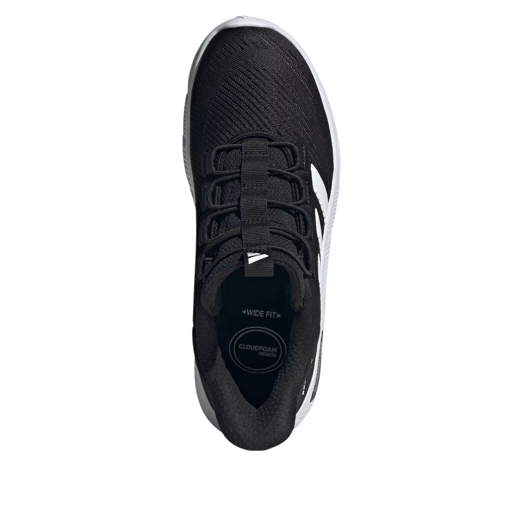 (WMNS) adidas Cloudfoam Flex Rapidfit Shoes 'Core Black Cloud White Silver Metallic' HP7002