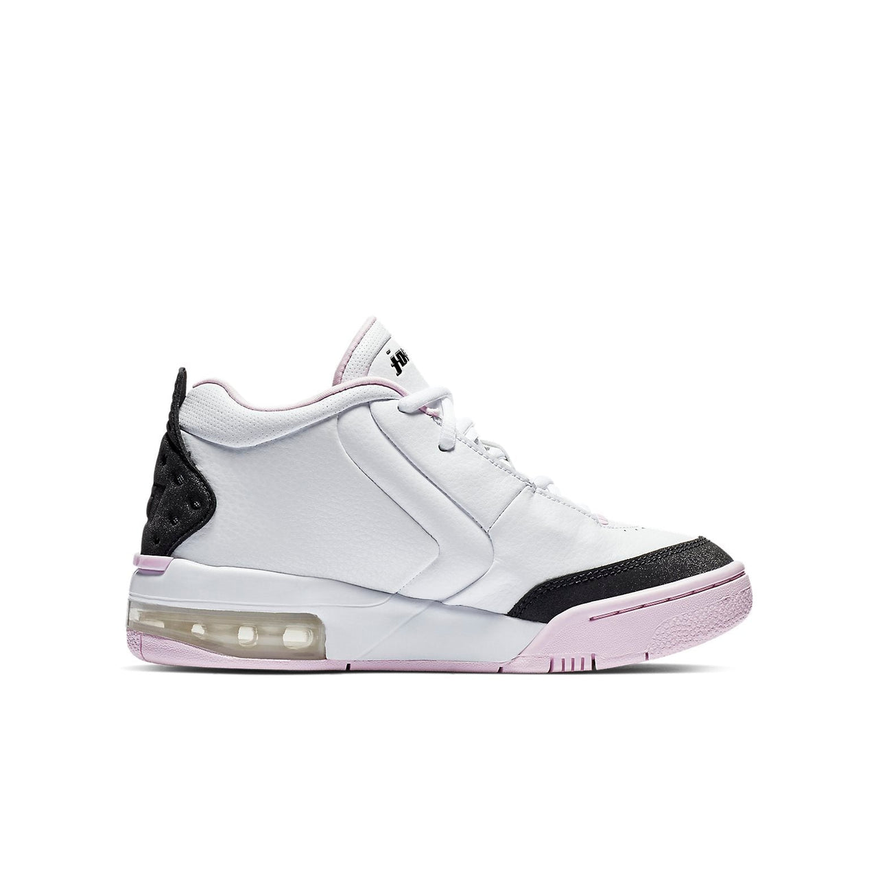 (GS) حذاء رياضي Air Jordan Big Fund أبيض/أسود/وردي BV7375-106