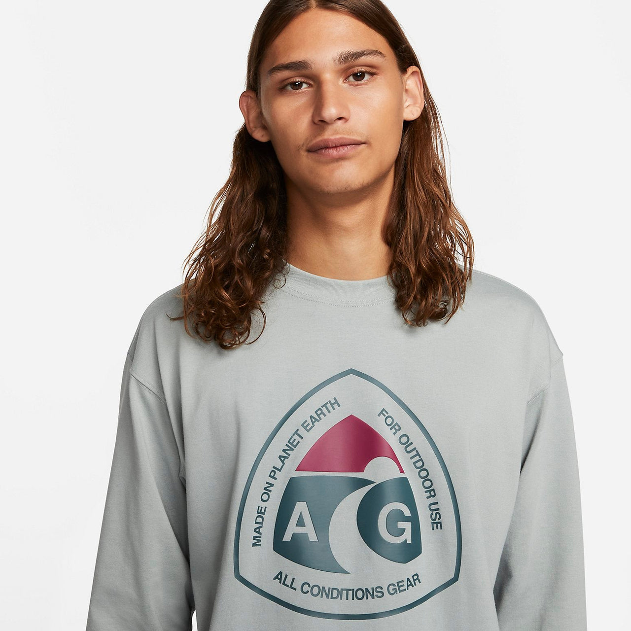 Nike ACG Long Sleeve Outdoor Sign T-Shirt 'Mica Green' DX9450-330