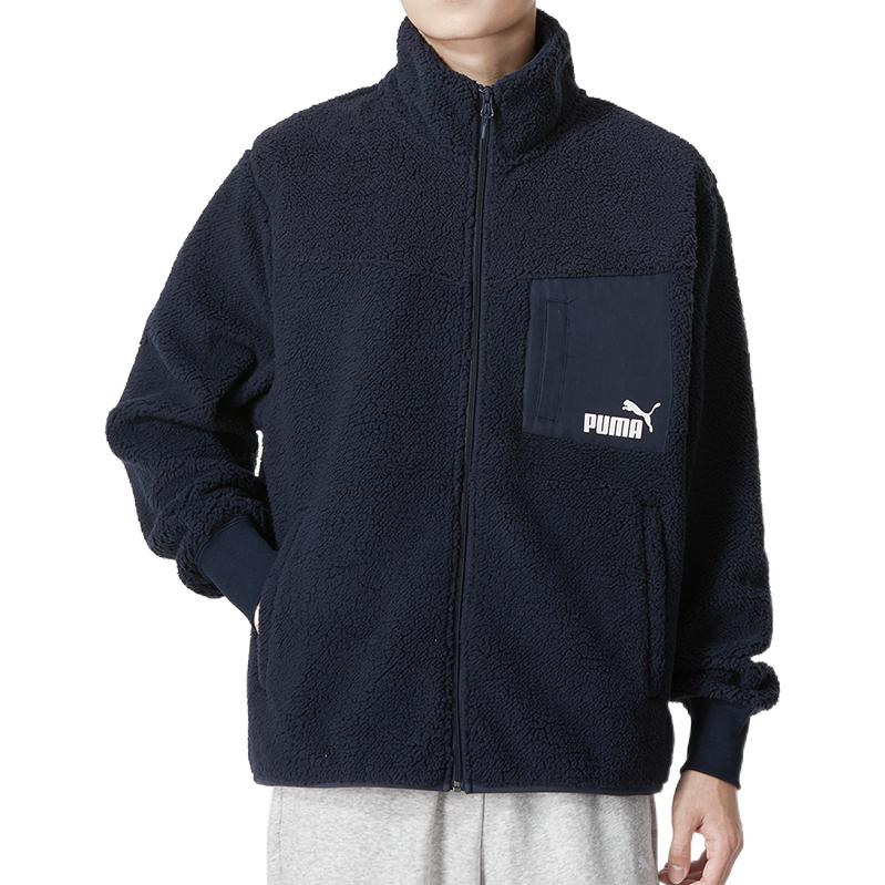 PUMA Relaxed Sherpa Jacket 'Navy' 673645-43