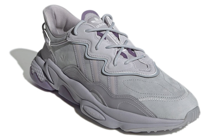 adidas originals Ozweego Cozy Wear-Resistant Running Shoes Gray Purple GY1027