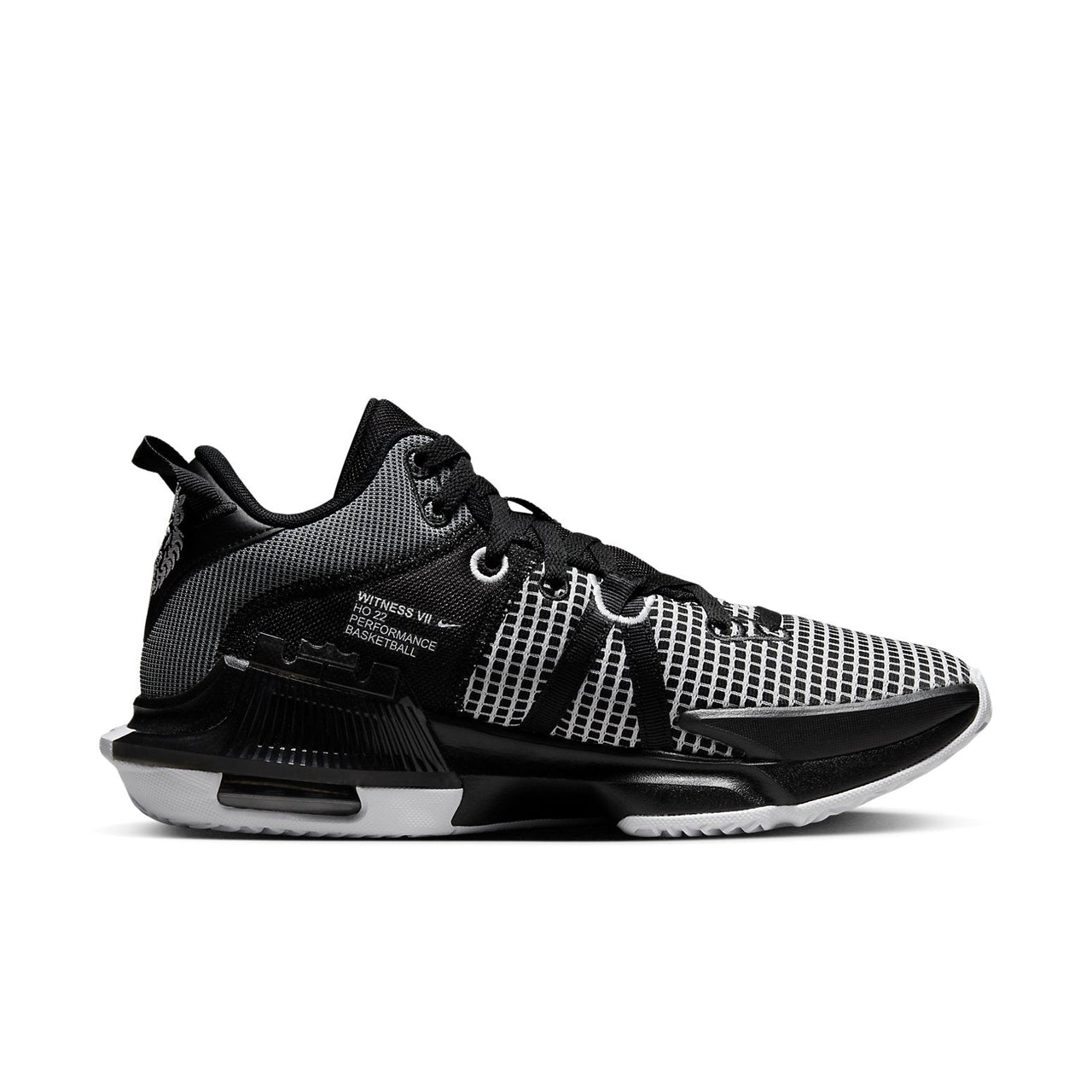 Nike LeBron Witness 7 TB 'Black White' DZ3299-001
