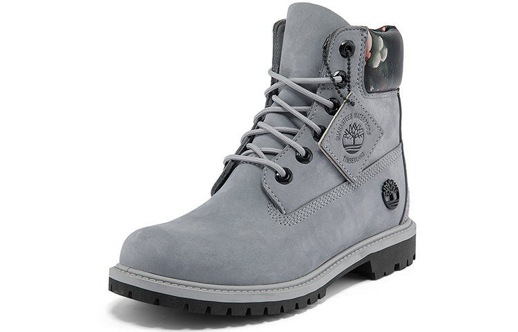 (WMNS) Timberland 6 Inch Heritage Waterproof Boot 'Medium Grey with Floral' A2GAFW