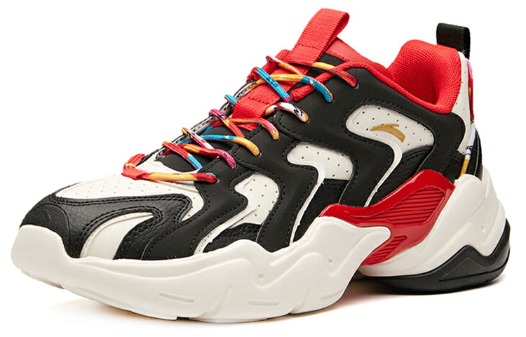 ANTA Life Series Sneakers 'Black Red White' 112018882-11