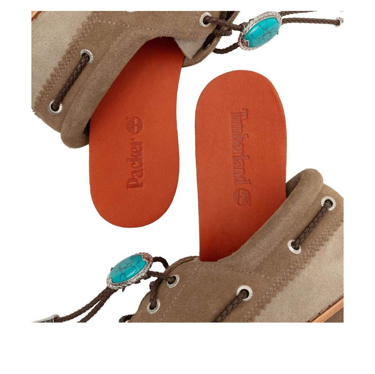 Timberland x Packer 3-Eye Lug Handsewn Boat 'Santa Fe' TB0A6G83-EW1