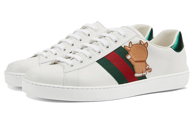 Gucci x Doraemon Ace Sneaker 'Ivory Devil Patch' 655060-0FIU0-9091