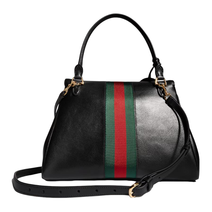 (WMNS) Gucci Paparazzo Medium Top Handle Bag 'Black' 875018-AAGIQ-1053