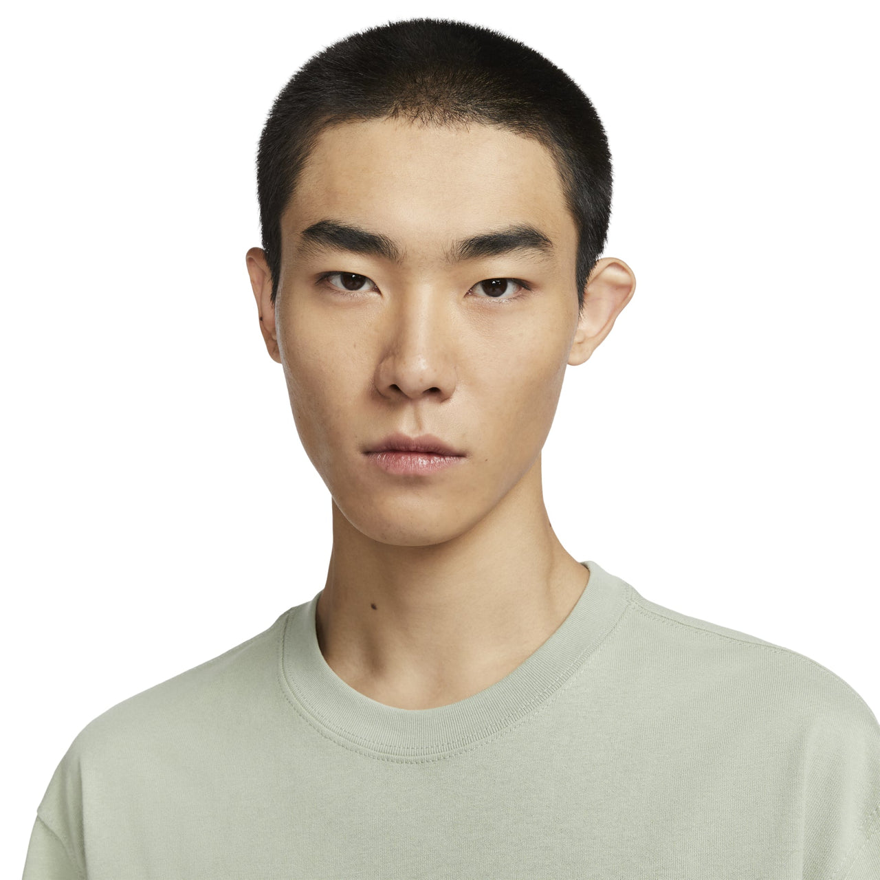 Nike Sportswear Label T-shirt Asia Sizing 'Light Green' FZ5393-370