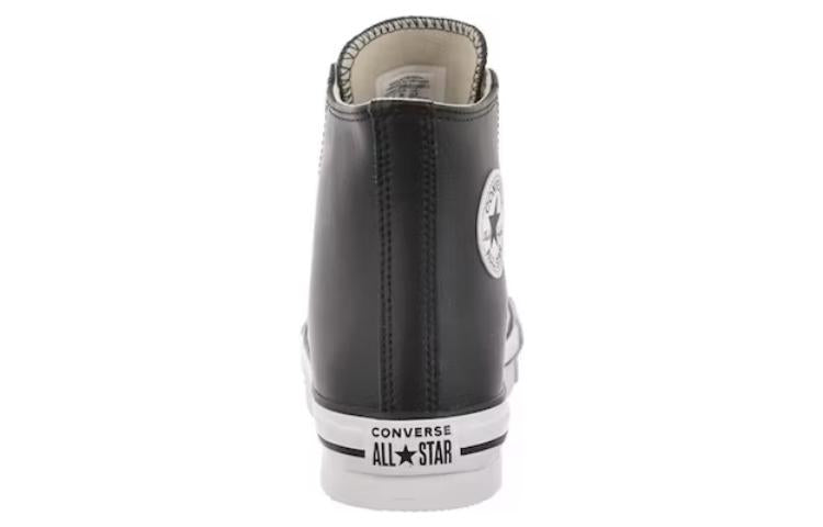 (GS) Converse Chuck Taylor All Star Eva Lift Platform Leather High Top 'Black' A02485C