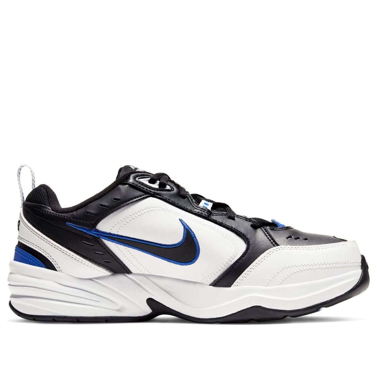 حذاء Nike Air Monarch IV 4E Wide باللونين الأبيض والأسود 416355-002