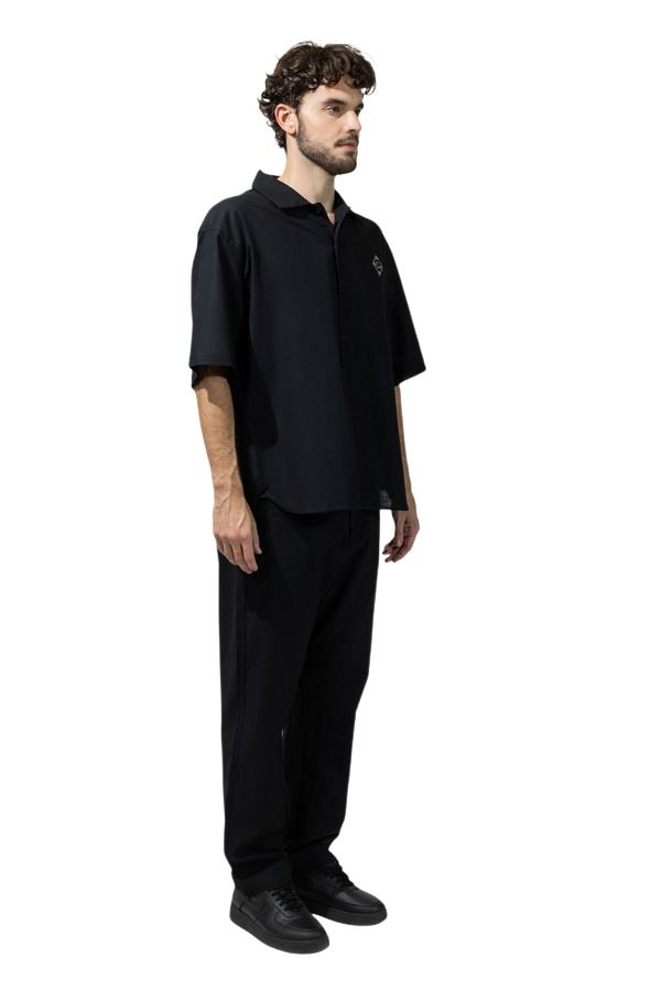 House of Cenmar Linen Shirt 'Black' HOC-SS24J