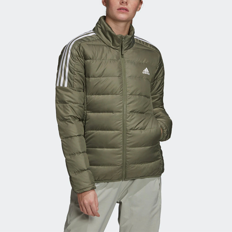 (WMNS) adidas Essentials Down Jacket 'Legacy Green' GH4596