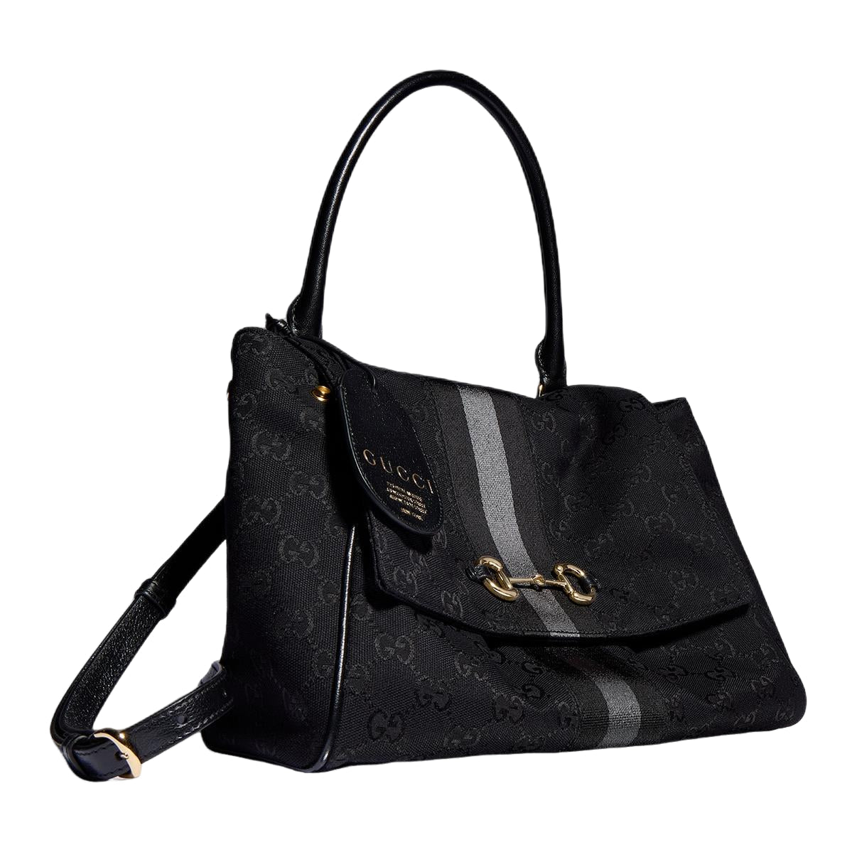 (WMNS) Gucci Paparazzo Medium Top Handle Bag 'Grey Black' 875018-AAHHD-1094