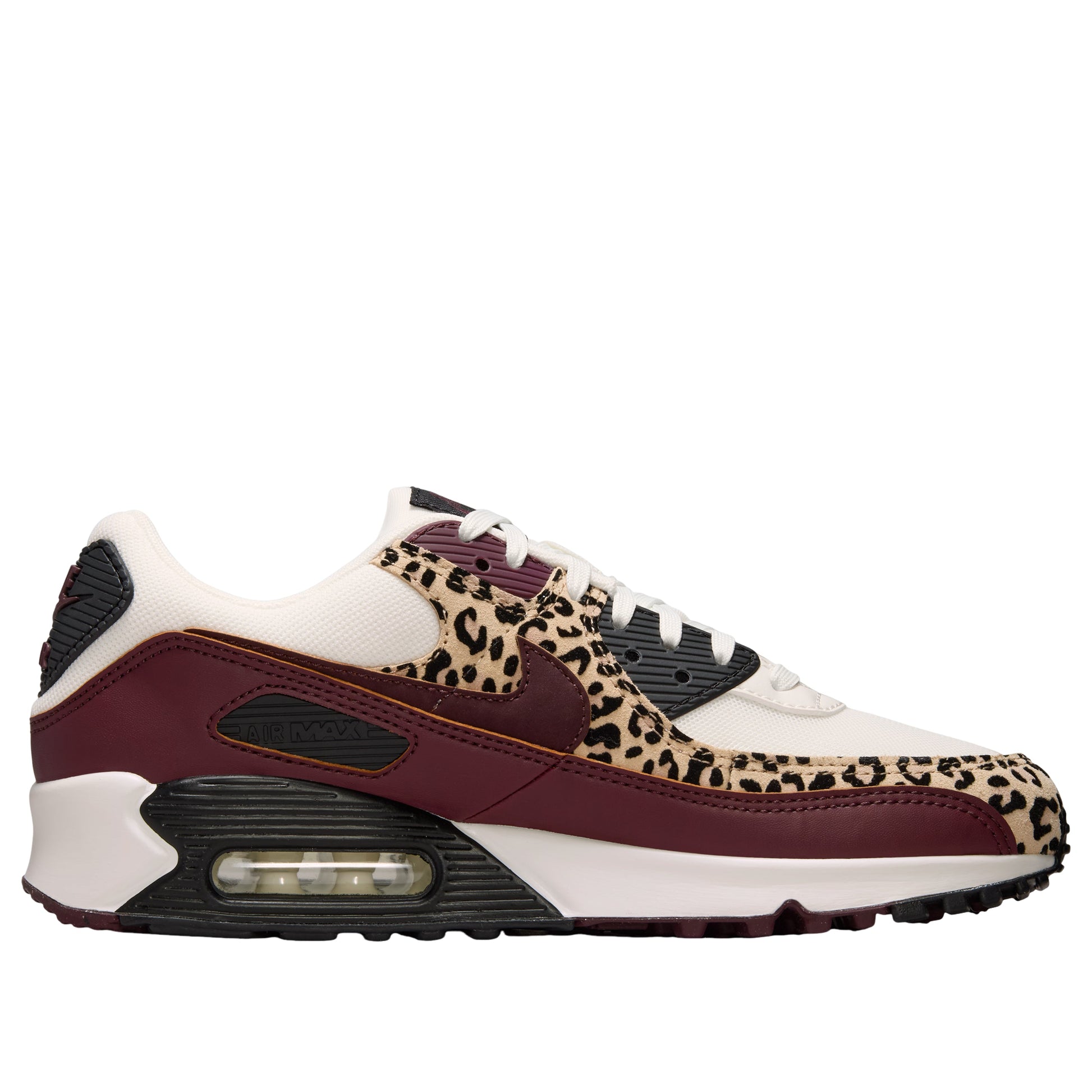 (WMNS) Nike Air Max 90 'Leopard Burgundy' IF1619-102