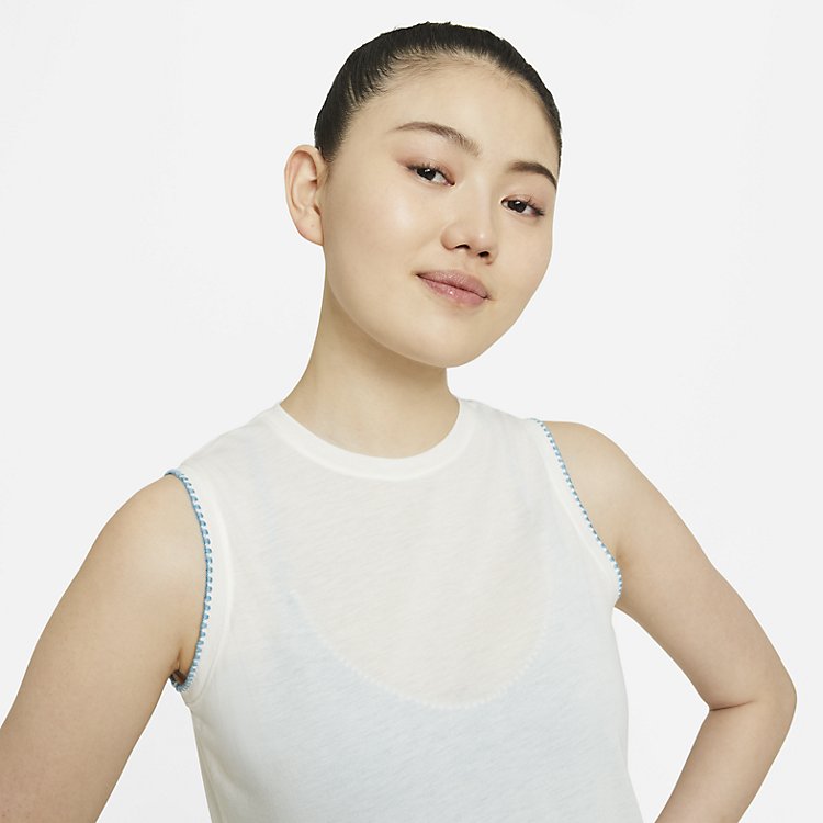 (WMNS) AS W NY CROCHET TANK Sail DA1047-133