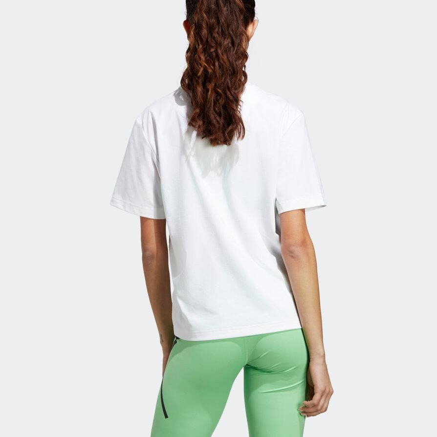 (WMNS) adidas by Stella McCartney TrueCasuals Regular Sportswear T-Shirts 'White' HR9167