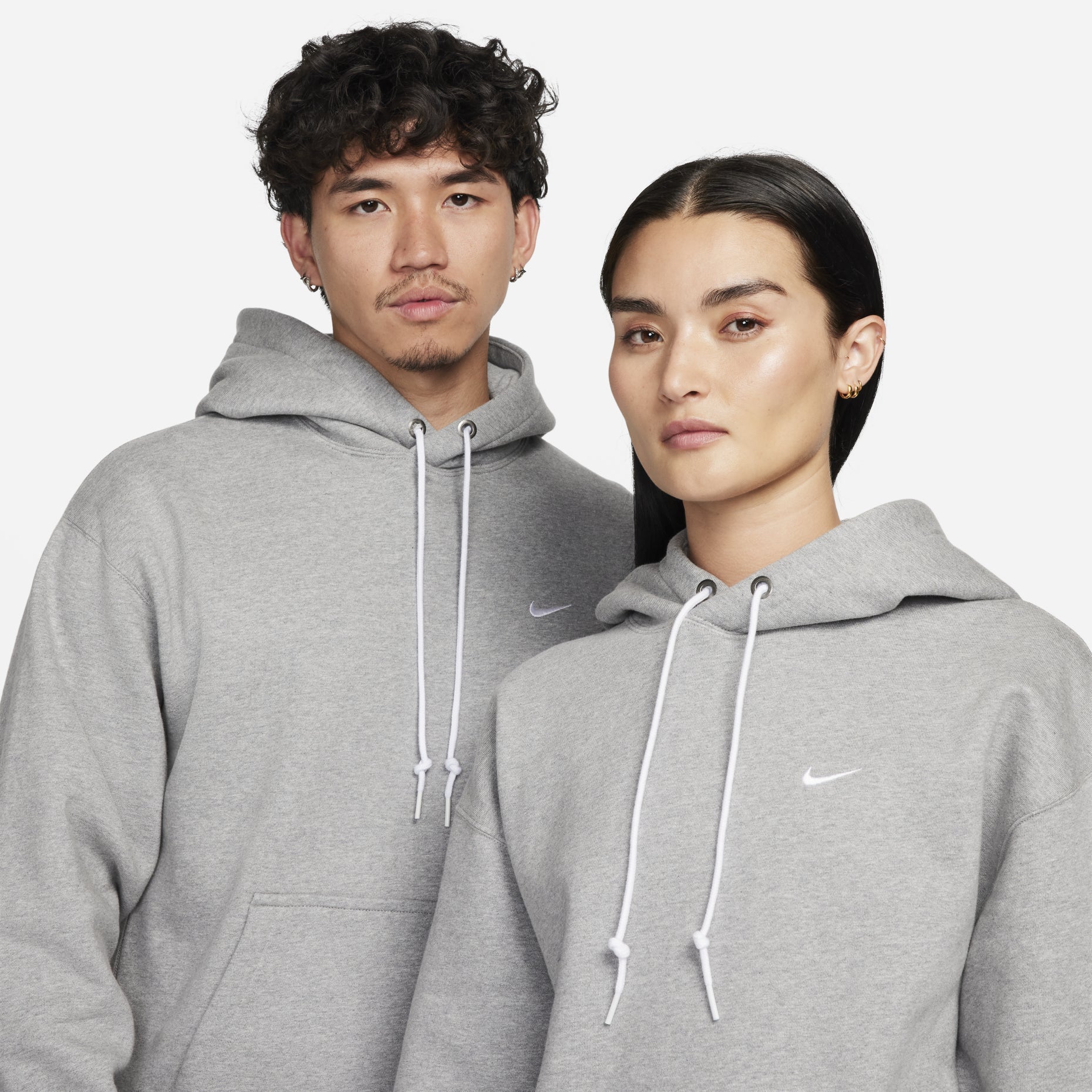 Nike AS NK Solo SWSH Fleece Po Light gray DX1356-063