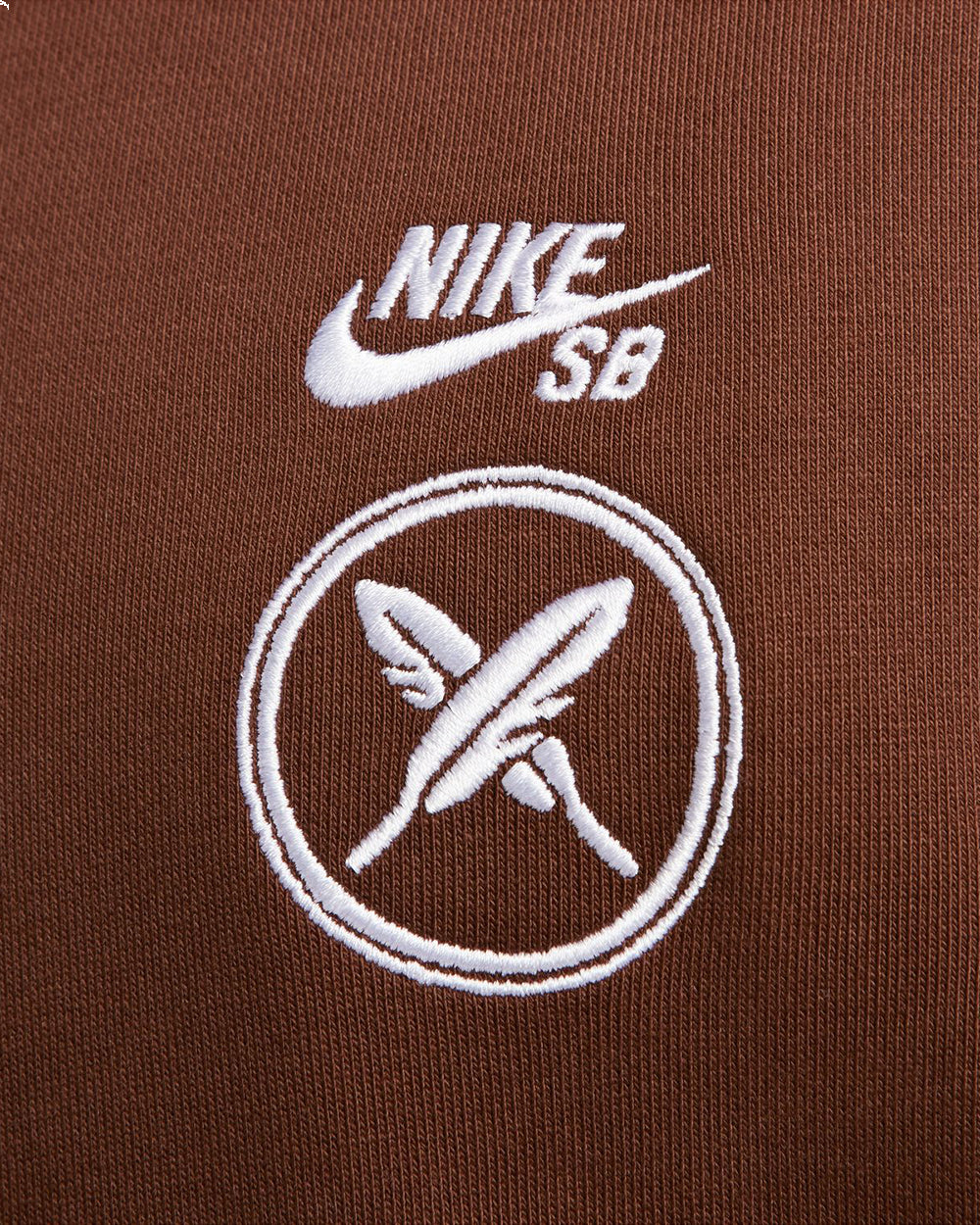 Nike SB x Yuto Skateboard Fleece Pullover 'Brown' FN0552-259