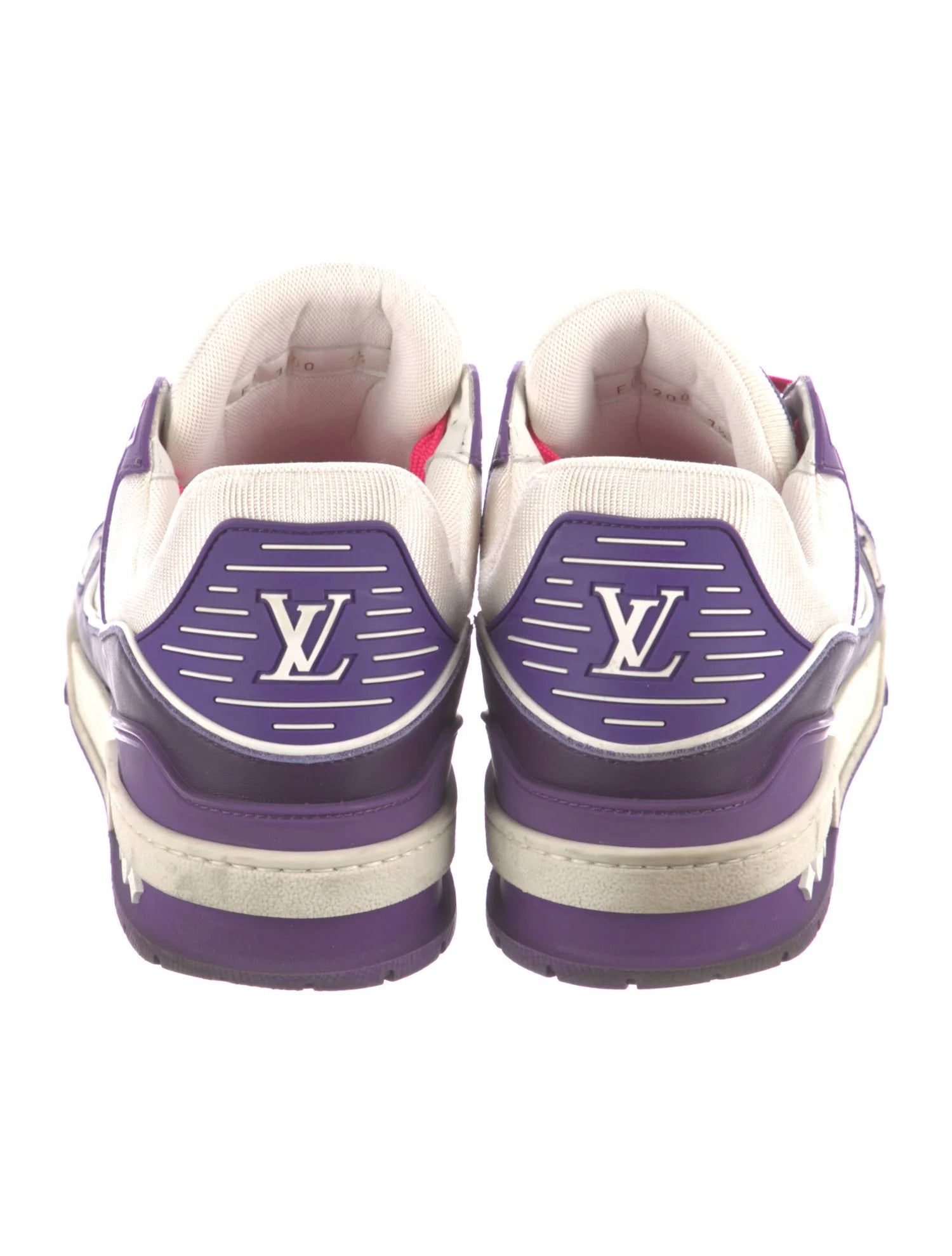 LOUIS VUITTON Trainer Sneakers 'White Purple' 1A8135