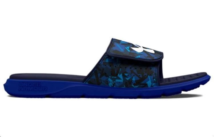 Under Armour Graphic Strap Slides 'Color Splash - Petrol Blue' 3026024-600