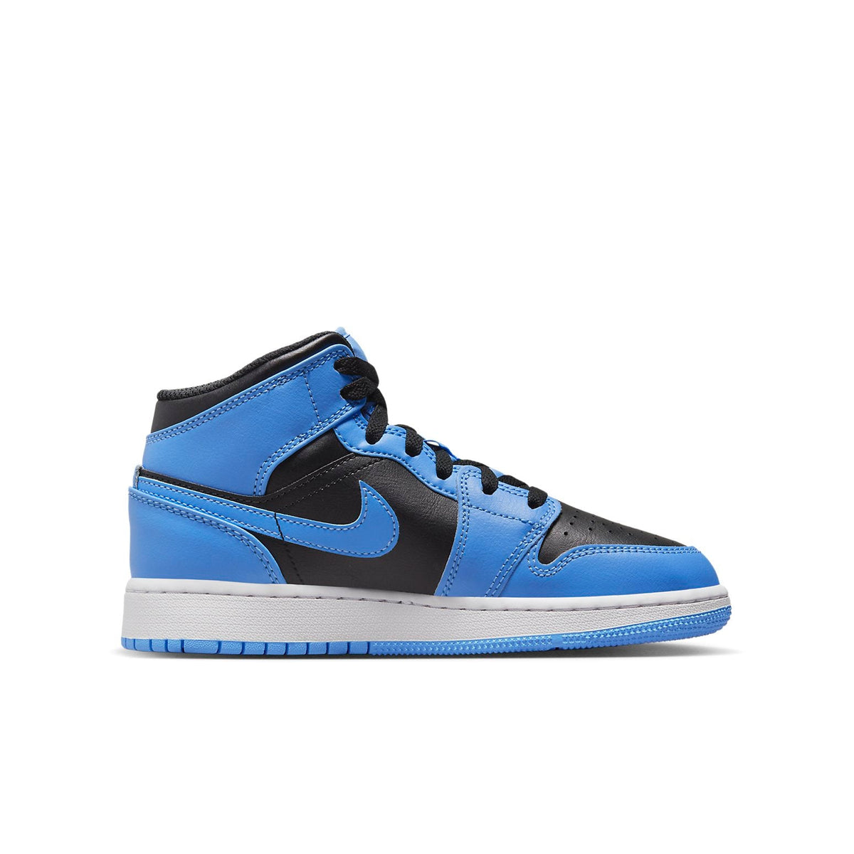 (GS) Air Jordan 1 Mid 'Blue Black' DQ8423-401