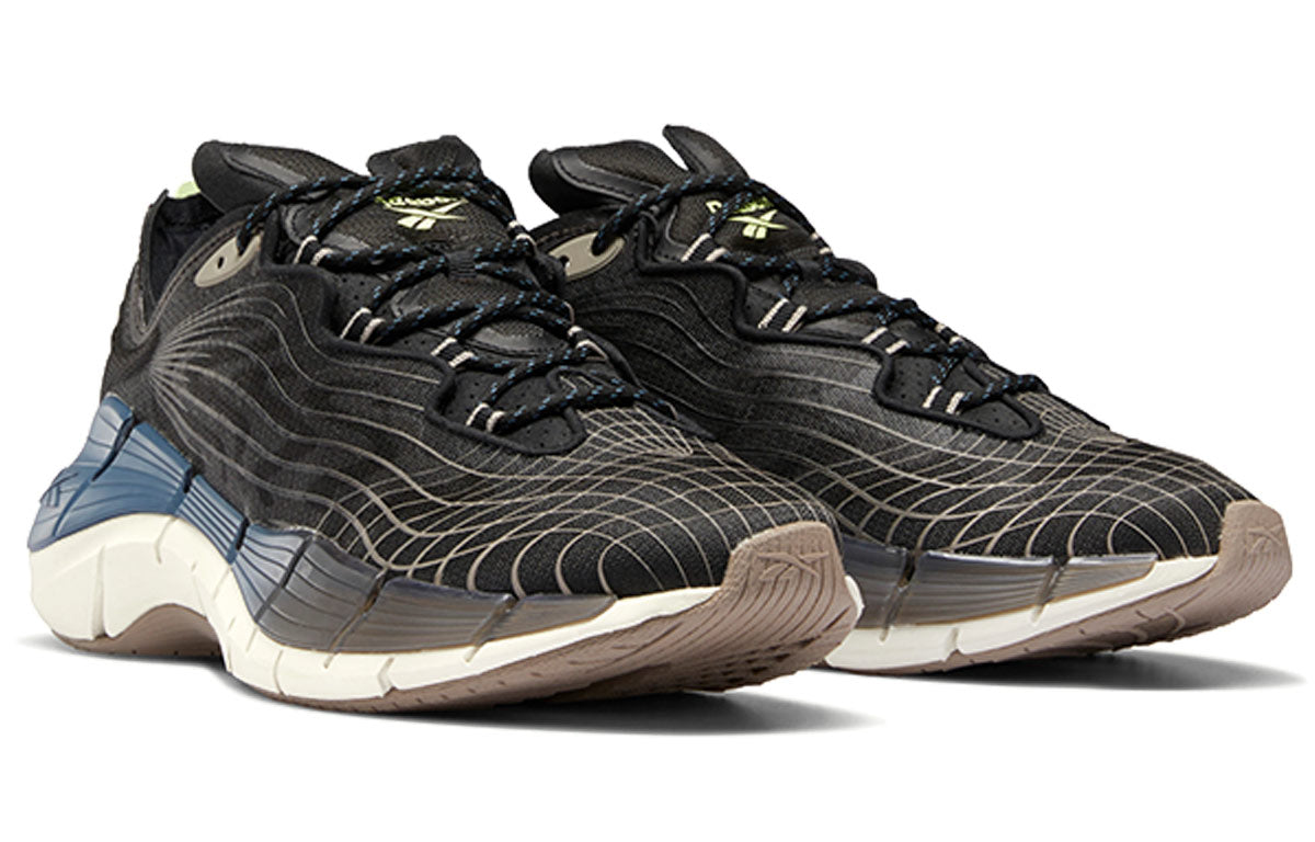 Reebok Zig Kinetica II Shoes Black/Blue/White FX0334