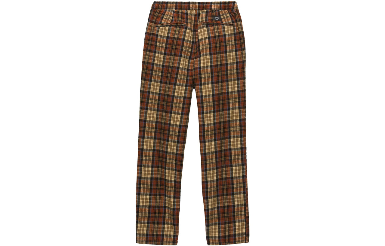 Vans Range Loose Tapered Flannel Trousers 'Red Brown' VN0008MZCBC