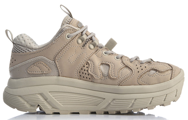 (WMNS) Li-Ning Ace Low 'Brown Grey' AGBP104-3