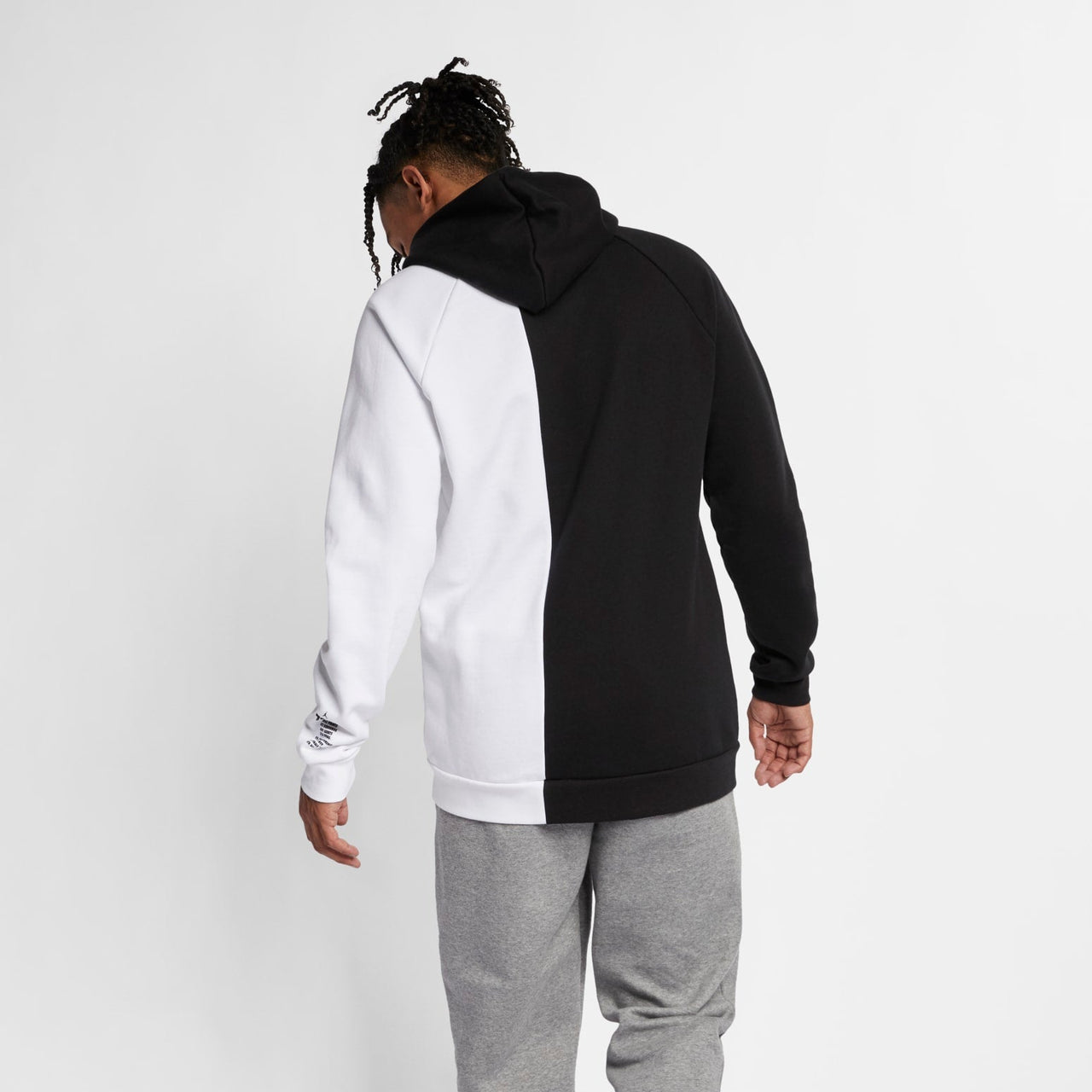 Air Jordan LGC AJ11 FLC SpaceJam Hoodie 'Black White' BQ0187-010