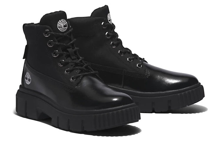 (WMNS) Timberland Greyfield Boot 'Black Leather' A2KEZ001