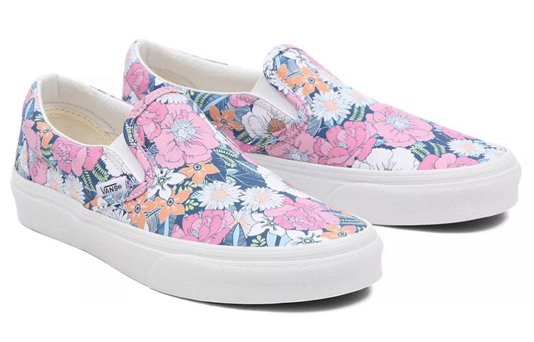 Vans Retro Floral Classic Slip-On 'Pink Blue' VN0A5JMHB0G