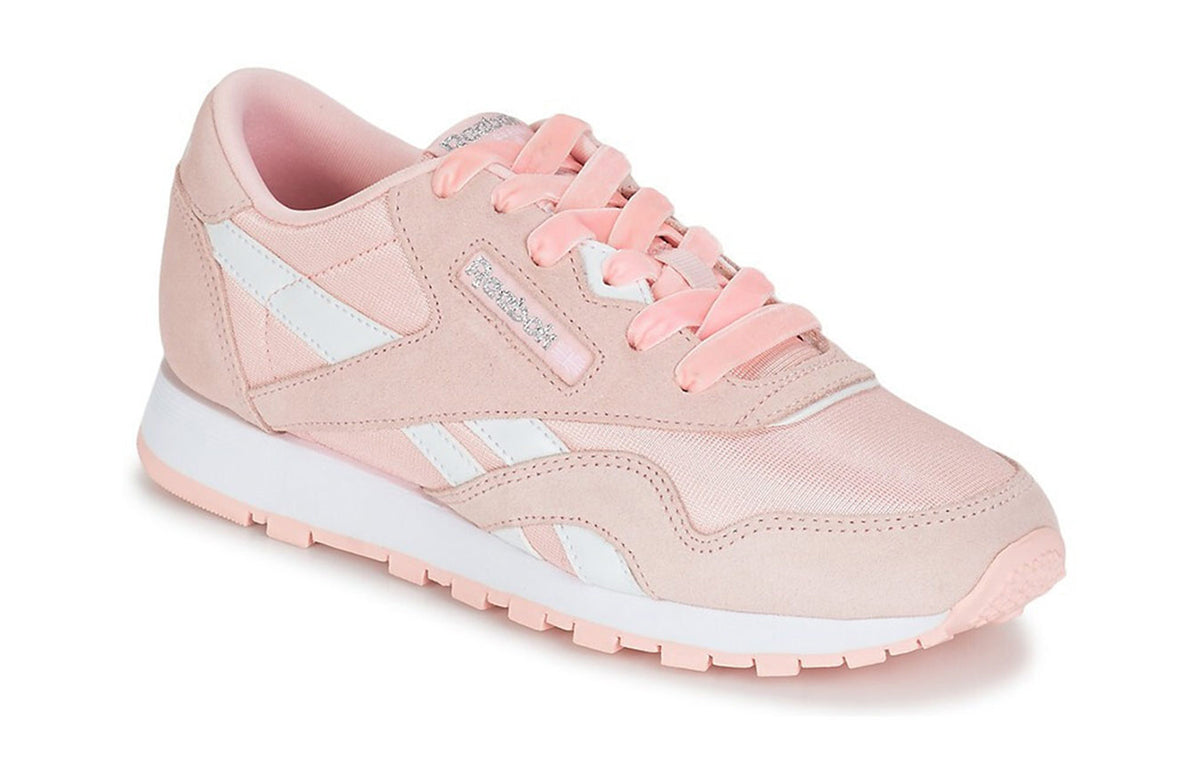 Reebok Classic Nylon Running Shoes K Pink DV4410